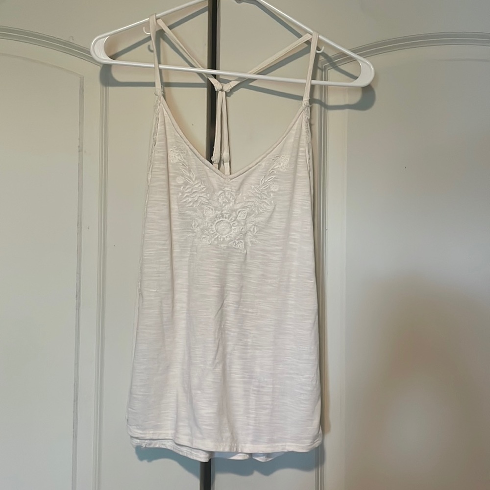 Cream tank top